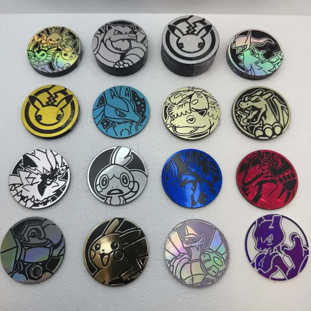 Pokémon TCG Collectible Coins (Shillings) JUMBO - Whole lot or singles!